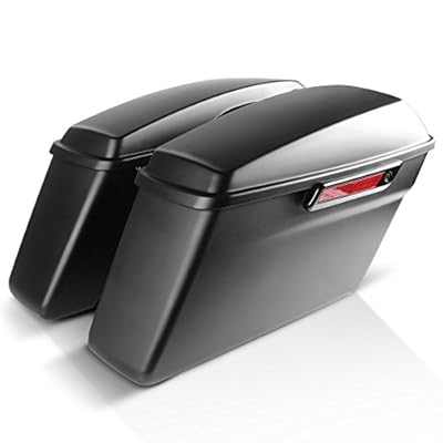 Amazon Hard Plastic Saddlebags Matte Black Hard Saddlebags For