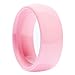 MJ Pink Ceramic Wedding Band Classic High Polished 8mm Men Women Ring