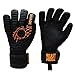 K-LO Goalkeeper Gloves: Savage Blackout Soccer Goalie Gloves - (Unisex, Youth, Kids & Adult) - Fingersaves for Protection | Strong Grip Palm | Sizes 4-11