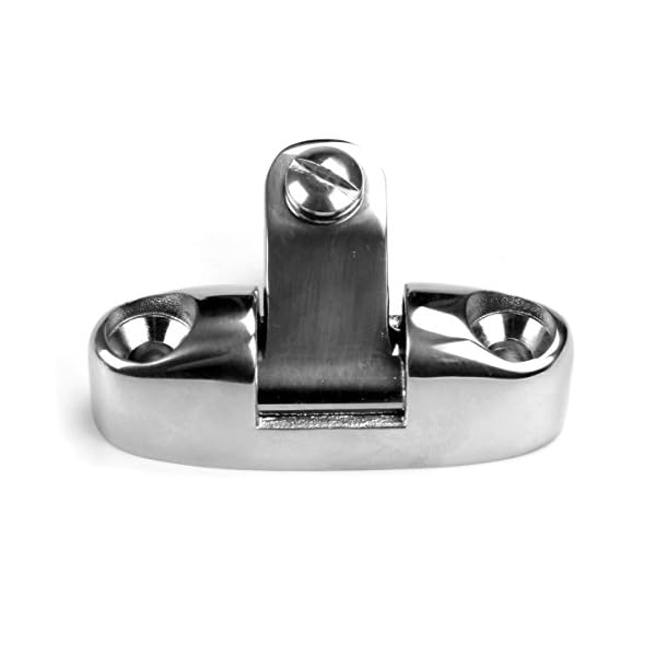 Mizugiwa-Bimini-Top-Stainless-Steel-Swivel-Deck-Hinge-With-Rubber-Pad-Pack-of-2