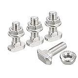 uxcell M8x25mm T Slot Drop-in Bolt and M8 Hexagon