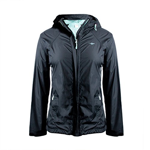 Cheetah Ladies Ripstop Ra Set with Adjustable Hood Black Size XL