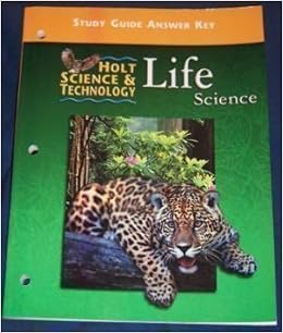 Study Guide Answer Key Holt Science Technology Life Science 9780030505942 Books