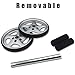 Ab Wheel Roller,For Full Body Exercise, strengthen & tone abs, shoulders, arms, and back.Comfortable plastic grips. Effectively develop & strengthen the stomach area