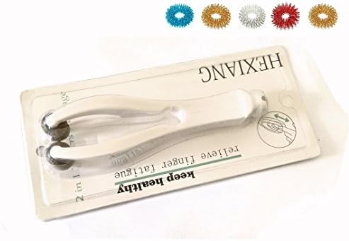 Acupressure Sujok Fingers 2-in-1 High Quality Plastic Massager - Relieve Finger Fatigue + Free 5 Sujok Rings