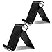 Fynix 2 Pack Cell Phone Stand, Adjustable Foldable Phone Stand Holder Cradle Compatible iPhone X 8 7 6 6s Plus Se 5 5s 5c iPad, Galaxy Smartphone Tablet E-Reader, Black