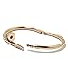 VossWang Women's Stainless Steel Nail Style Love Bangle Bracelet