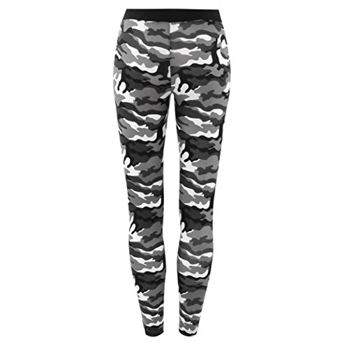 image for Leedford Women Yoga Leggings Running Compression Tights Camouflage Spo