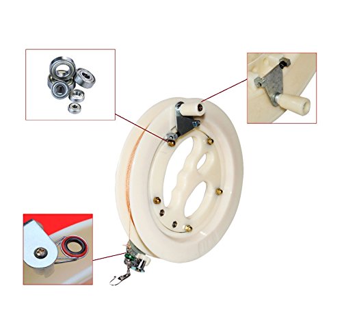 Home-organizer Tech 7 Inches Kite Reel Winder with 656ft Flying Line String Flying Tools With Lock