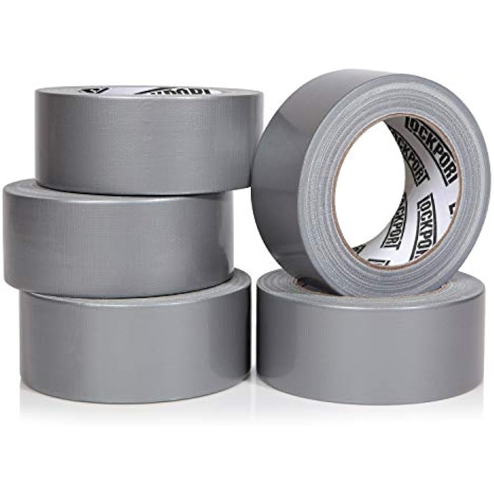 Heavy Duty Silver Duct Tape 5 Roll Multi Pack Industrial Lot 30 Yards