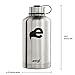Stainless Steel Insulated Beer Growler - 64 oz Water Bottle - Includes Carry Case - Double Wall Vacuum Sealed Wide Mouth Design. Five Year Guarantee! Perfect Temperature Control from eegl