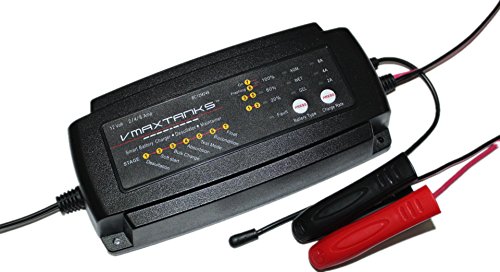 Details about BC12M248 12V 2A 4A 8Amp Smart charger Maintainer for boat trolling motor BATTERY