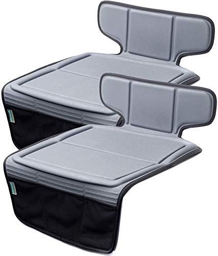 Kid Transit Car Seat Protectors for Child Seats - Heavy Duty ISOFIX Compatible Baby Seat Protector (2 pack)
