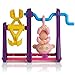 WOW Teeter Totter Playset w/ Two Cute & Brightly Colored Fingerlings, Monkey Coral & Unicorn Callie – Interactive Finger Toys Great for Hours of Fun for Kids