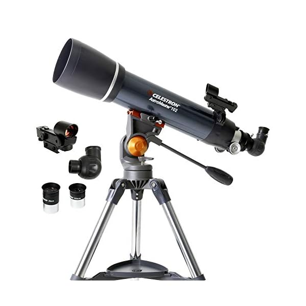 Celestron 22065 AstroMaster 102AZ Refraktor-Teleskop, dunkelblau