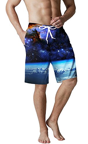 TUONROAD Costume da Bagno Uomo, Pantaloncini uomo estate nuotare tronchi veloce spiaggia asciutta S-XL