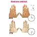 LISEN Breathable Ultra Moisturizing Hand Gloves in Retail Packaging (Pink)