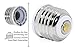 10-Pack UL-listed E26/E27 to E12 Adapter, Medium Screw (E26/E27 Edison Screw) to Candelabra Screw (E12) Base Socket Reducer Adapter Converter, Heat-resistant, Anti-burning, No Fire Hazard