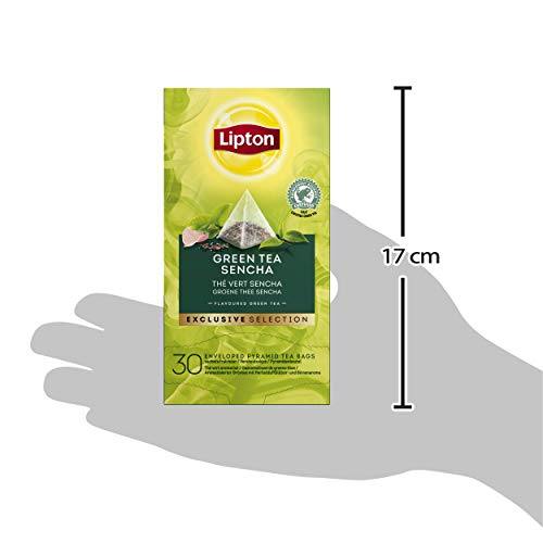 Lipton Grüner Tee, Sencha Pyramidbeutel, 1er Pack (1 x 25 Teebeutel) – Bild 7