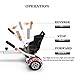 Hoverboard Seat Attachment for Kids & Adults, Go Kart Attachments Fits Self Balancing Scooter, Adjustable Frame, Transforming into Go Kart, White