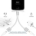 milemont wch831 Lightning Adapter for iPhone 7 / 7 Plus, Charge and Headphone Splitter Adapter for Lightning