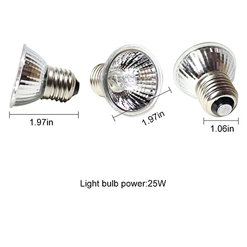 E27 UVB Light UVA Bulb Basking Spot Lamp,110V Full Spectrum for Turtle Aquarium Aquatic Reptile Lizard Heat Lighting