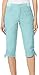 Gloria Vanderbilt Ladies Knit Waist Capri (Blue, Size 10)