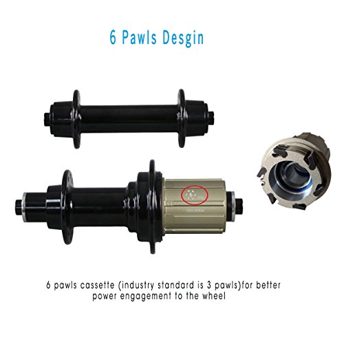 ICAN Carbon 38mm Tubular Wheelset Road Bike Only 1330g/set