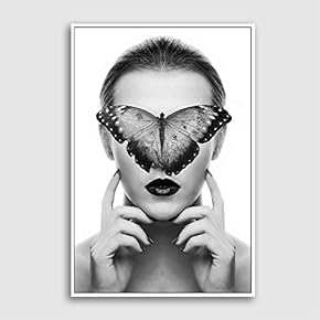Framed Canvas Home Artwork Decoration Portrait Canvas Wall Art for Living Room, Bedroom - 16x24 inches