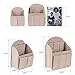 ZTUJO Felt Backpack Organizer Insert, Round Top Purse Organizer, Travel Backpack, Beige, 25L