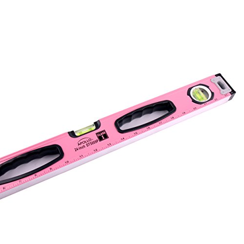 Apollo Tools DT5009P Level Tool, Pink, 24"