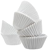 A World of Deals Best Quality Standard Size White Cupcake Paper - Baking Cup - 4 Packs Cup Liners 500 Pcs