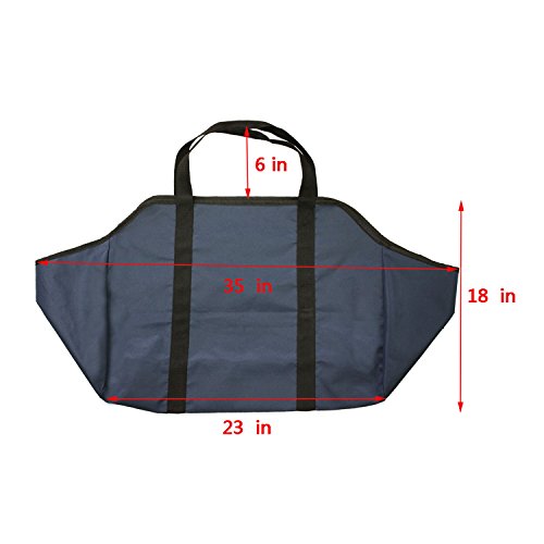 Premium Firewood Log Carrier & Tote Bag - Extra Large Durable -- Best for Fireplaces - Wood Stoves - Firewood - Logs - Camping - Beaches - Landscaping