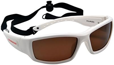 Indica Glossy White Watersport Sunglasses Kitesurfing Surfing Jet Skiing Boating Paddling Fishing Canoeing Kayaking Windsurfing Driving Cycling Biking Beach Shades …