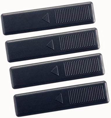 Qbreloh Roof Rail Clip Rack Moulding Cover Cap for Mazda 2 3 5 6 CX7 Replacement Gj6A505A1 4 pcs Black