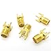 5pcs KE Type RP-SMA Male Plug Straight Solder PCB Mount Connector Adapter