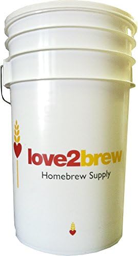 Love2Brew 6.5 Gallon Fermenting Bucket w/Grommeted Lid