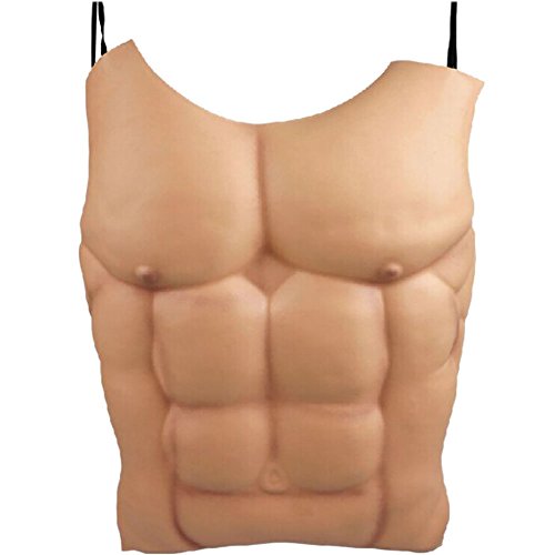 Wingbind Halloween Props Cosplay Makeup Halloween Funny Dress Fake Muscle Fake Chest Muscle Fake Breast Joke Costume Halloween Prank Gifts