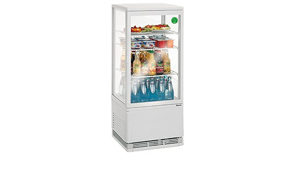 Bartscher mini nevera vitrina 78L blanco 84185019 Art, 700178 ...