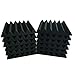 12 Pack- Charcoal Acoustic Panels Studio Foam Wedges 2