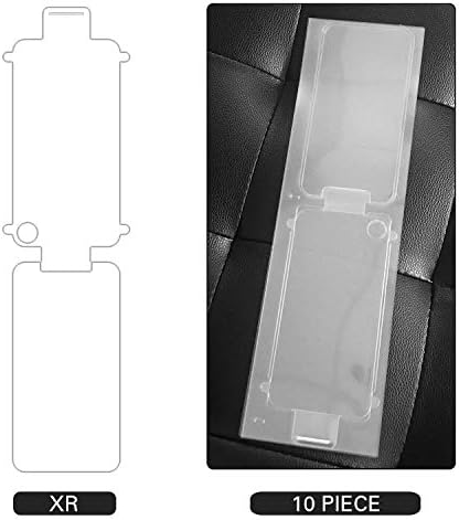 for iPhone XR Screen Protector [Front + Back],Factory Original Transparent Film Premium Full Coverage for iPhone XR,10pcs (10pcs)