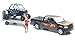 New-Ray 959-0114 Replica 1:18 Truck/Trailer/Utv Truck Black/Rzr Blue