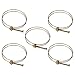 POWERTEC 70218 6 Inch Double Wire Hose Clamp with bolt, Adjustable Hose Clamps for Dust Collection Hose, Dust Collection System Accessories, Dryer Vent Hose & Leaf Vacuum Hose, 5 pk (Color May Vary)