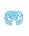 Perfecore Eye Mask Get Rid of Puffy Eyes Migraine Relief, Sleeping, Travel Therapeutic Hot Cold Compress Pack with Cover Gel Beads, Spa Therapy Wrap for Sinus (Blue)
