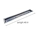 Stanbroil Stainless Steel Linear Trough Drop-in Fire Pit Pan and Burner 48 by 6-Inch, Outdoor Fire Pit for Patio, BTU 91,000 Max