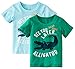 DZRZVD Crocodile Boys Girls Kids Babys Toddler Infant Summer Cute Cotton T Shirts Tees Clothes Matching Outfits