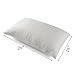 ARTALL PREMIUM Comfort Shredded Memory Foam Pillow with Soft Washable Removable Cover