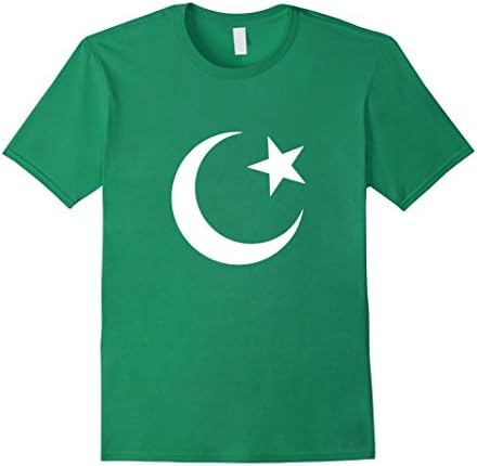 Mens Pakistan Independence Day Shirt Patriotic Flag Crescent Moon 3XL Kelly Green