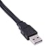 FBApayipa 1.5m USB 2.0 Male to 3 RCA Male Video AV A/V Converter Audio Capture Card Adapter Cable for HDTV TV Television Wire Cord