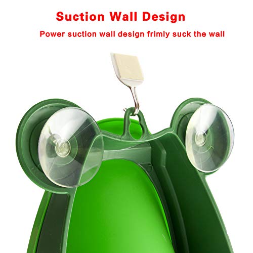 AOMOMO Urinal Potty Training for Boys with Frog Funny Aiming Target （Blue) - Thumbnail 6